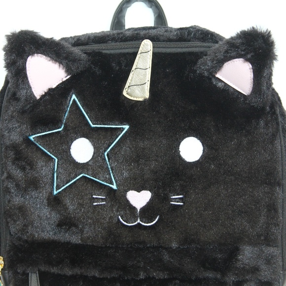 Betsey Johnson Bags Betsey Johnson Kitty Cat Unicorn Backpack New